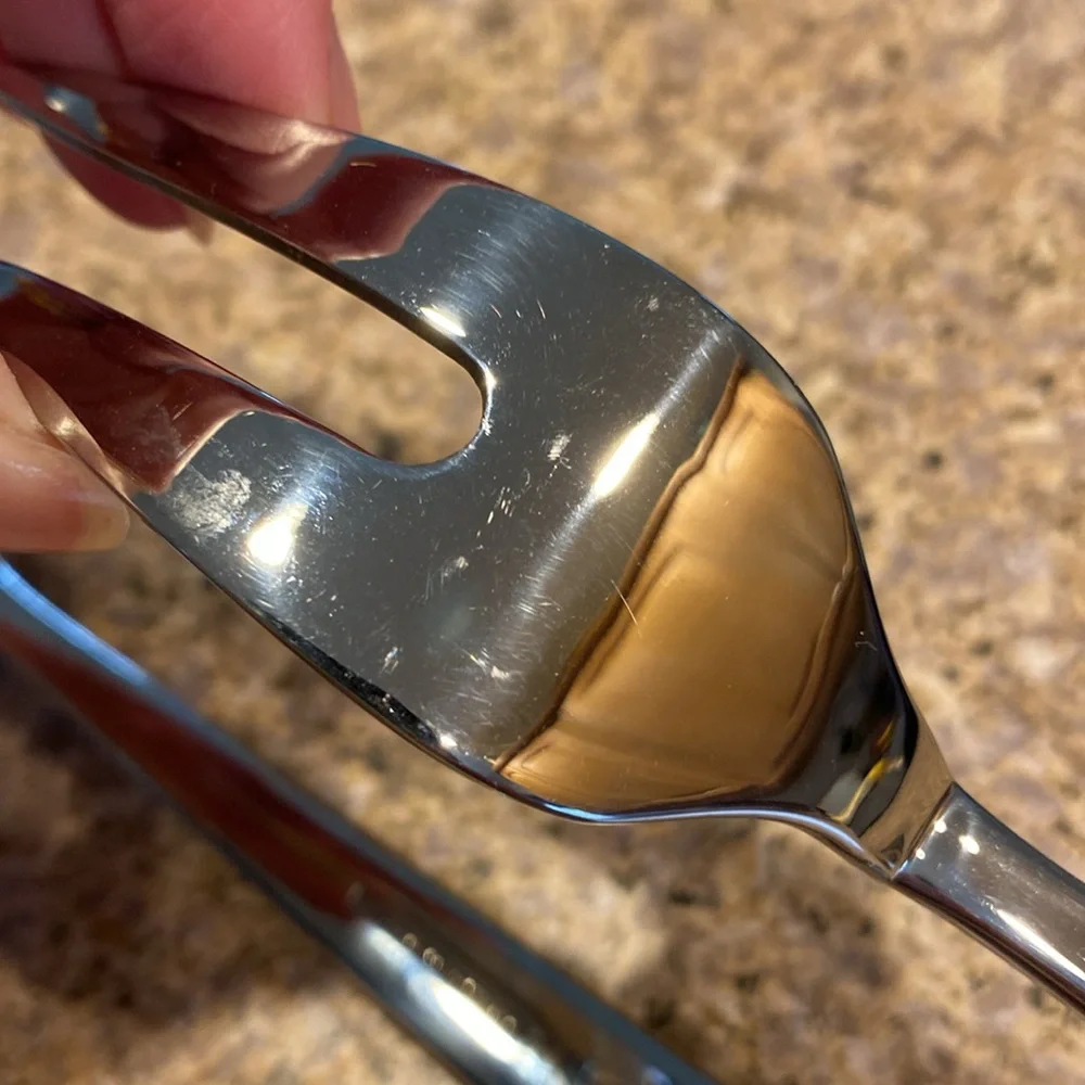 Barenthal Stainless 18/10 Serving Fork and Spoon France Silver